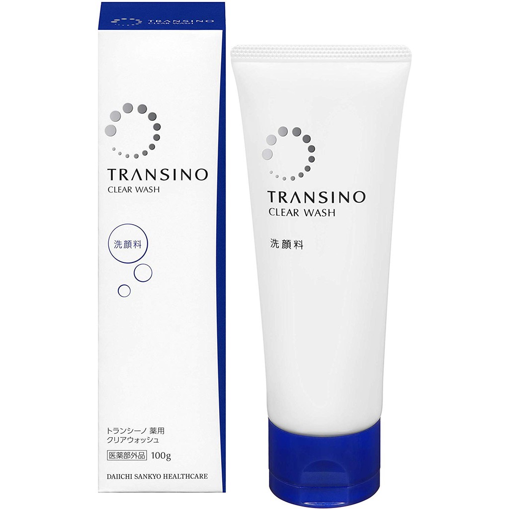 日本 第一三共 TRANSINO 美白保濕 洗面乳 100g