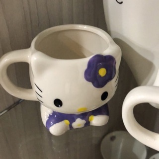 日本北海道小樽 銀之鐘 Hello Kitty 咖啡杯