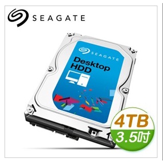 【前衛】Seagate【BarraCuda】4TB 3.5吋桌上型硬碟(ST4000DM004)