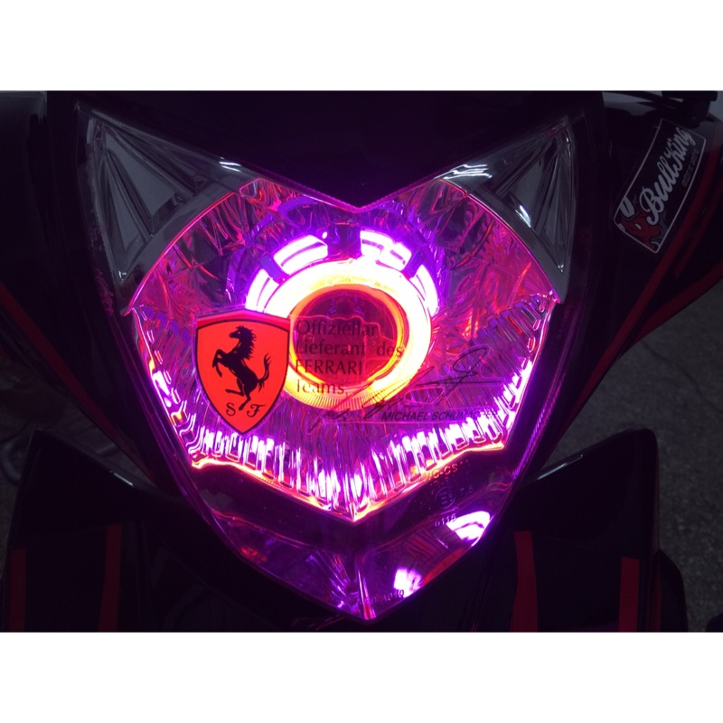 Bon 3光圈魚眼燈具組 整套3500 含線組 hid 光圈