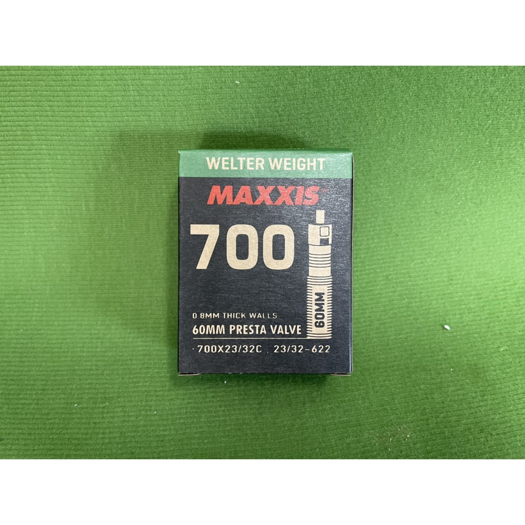 [ㄚ順雜貨鋪] 全新 盒裝 MAXXIS瑪吉斯700x23/32c 60mm 法嘴公路車內胎