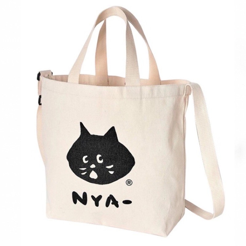 Ne-Net NYA 日本雜誌附錄 貓咪黑貓 手提包 斜背包 帆布包 側背包 肩背包 小黑貓 單肩包 雜誌包