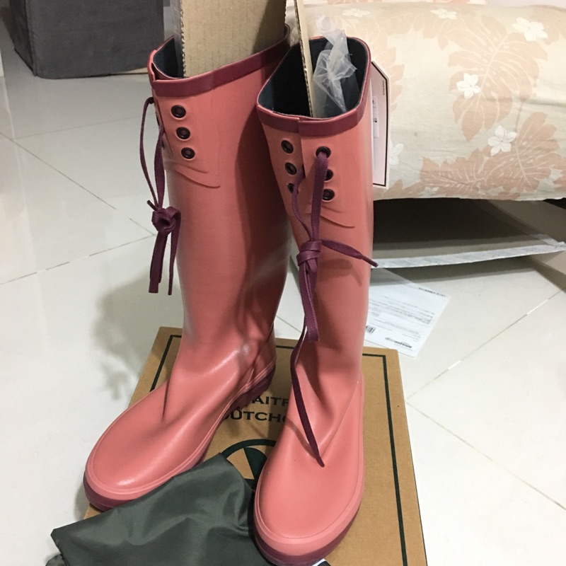 正貨aigle雨鞋～9.9成新（歐規39）（24.5公分）再賣兩天，收攤