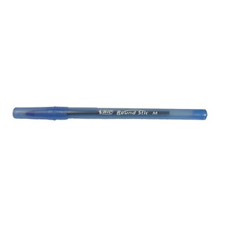 法國Bic 原子筆 BIC Round Stic M 透明磨砂款 藍色 1.0mm 原子筆