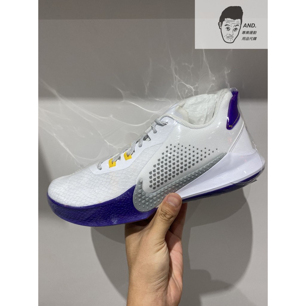 【AND.】NIKE KOBE MAMBA FURY EP 湖人配色 籃球鞋 耐磨 男款CK2088-101