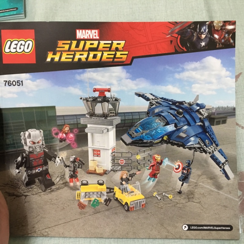 Lego 76051 載具 昆式戰機 未貼貼紙