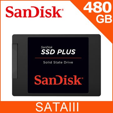 【3CTOWN】含稅【公司貨】SanDisk 480GB 480G SSD PLUS SATA SSD 固態硬碟 TLC