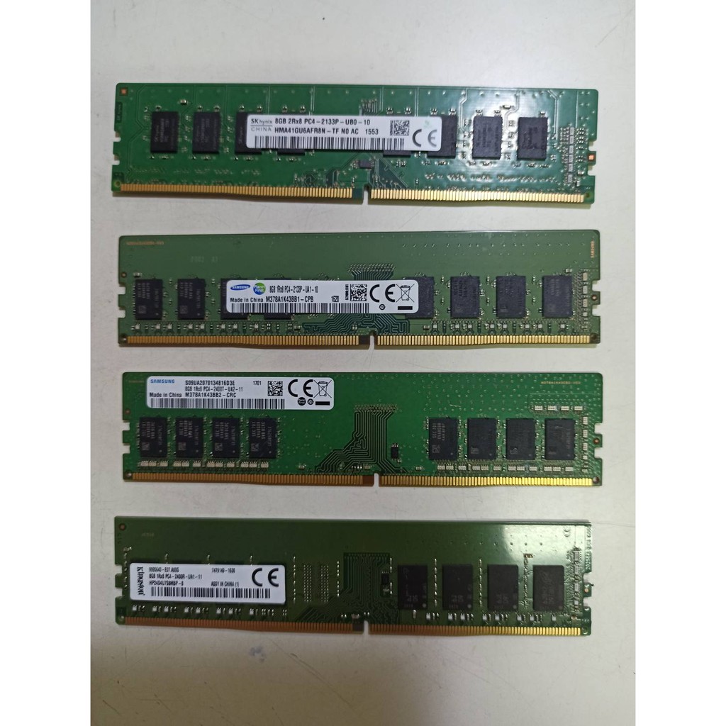 桌上型記憶體 DDR4 4G / 8G  單面/雙面顆粒  隨機廠牌出貨 也可指定挑選&lt;阿旺電腦&gt;