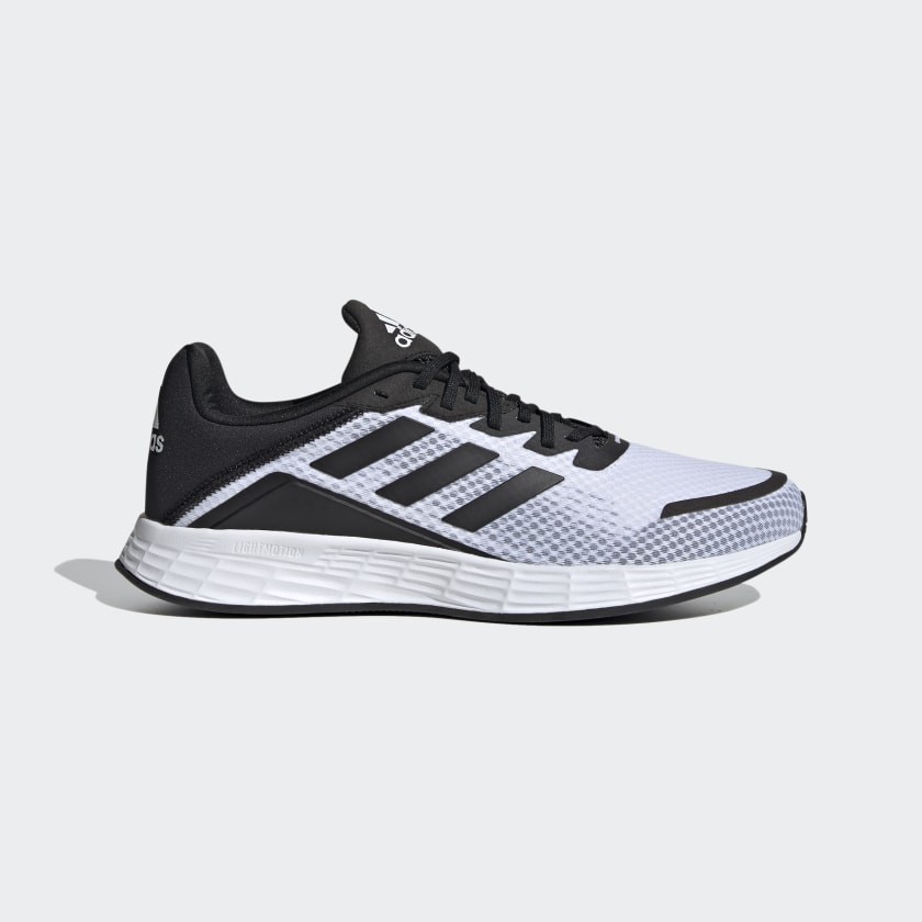 Adidas DURAMO SL 男款黑白色運動慢跑鞋-NO.FW7103