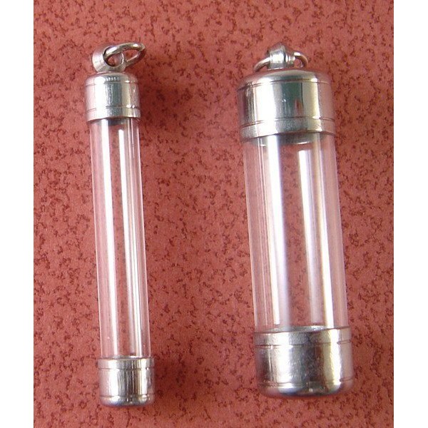 M190透明管7mm～30mm（可裝佛像、舍利、符管等）直橫兩款