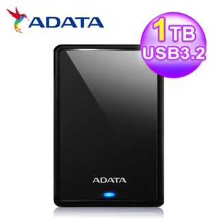 ADATA 威剛 HV620S 1TB 2.5吋行動硬碟 黑色 現貨 廠商直送