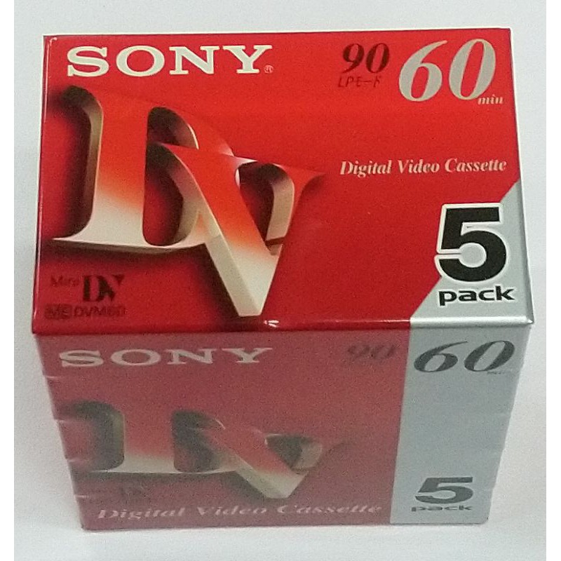 【台灣現貨 開發票】【5捲入】數位攝影帶 SONY 5DVM60R3 60分鐘 Mini DV DVM60 #攝影機用