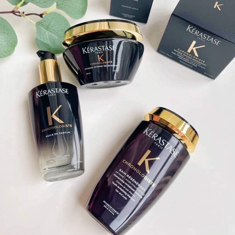 KERASTASE巴黎卡詩黑鑽極粹逆時奢華組✨ 黑鑽極萃逆時髮浴250ml/逆時髮膜200ml/玫瑰香氛露100ml