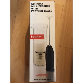 丹麥 Bodum SCHIUMA 電動奶泡打泡器 花式咖啡伴侶 （專用打泡杯組)