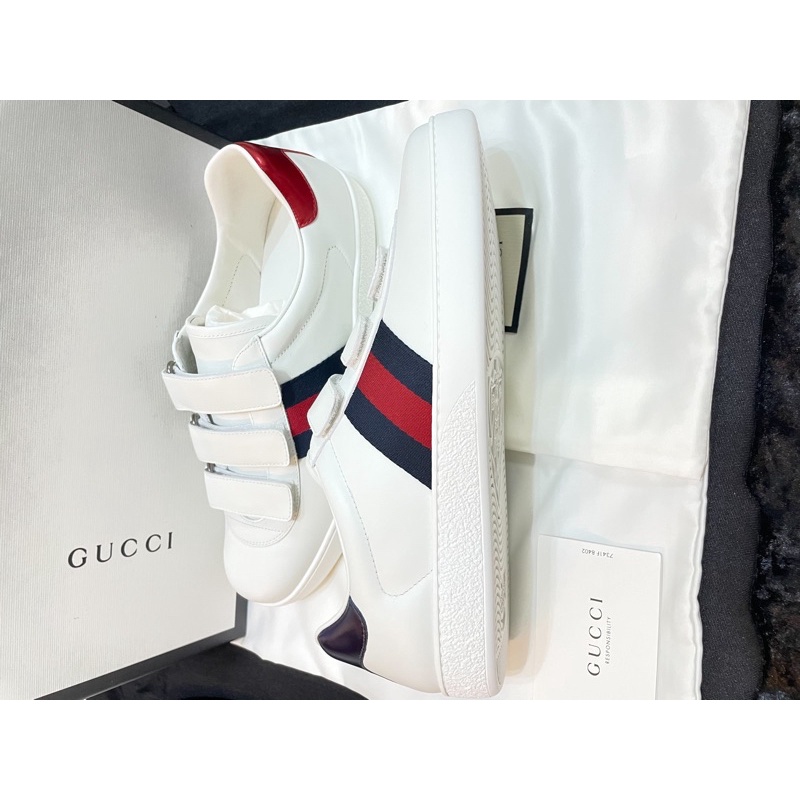 Gucci Ace 綠紅綠小白鞋