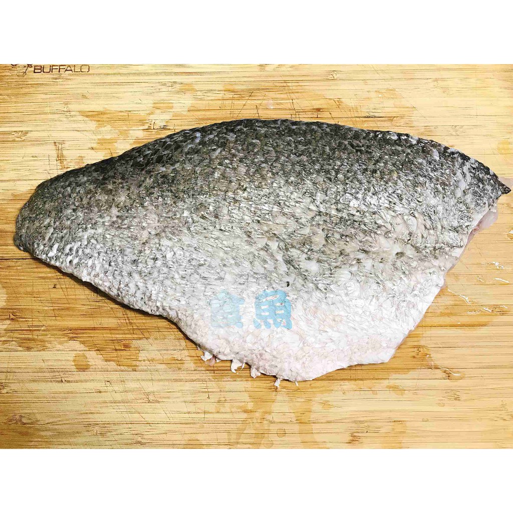 〈魚心味〉~新鮮帶皮海鱸魚片【一片約400公克】可清蒸 煮湯 台灣本地魚 下單馬上殺馬上冷凍 絕非大陸進口