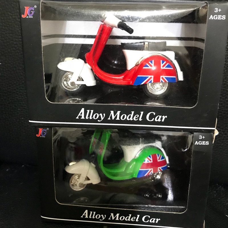 全新品 現貨 Alloy Model Car 模型車 摩托車 偉士牌