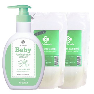 《台塑生醫》Dr's Formula嬰幼童奶瓶洗潔劑x1瓶+2包