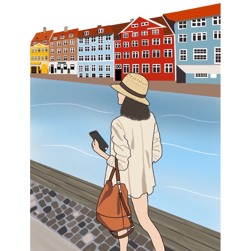 新年優惠個人篇手繪人像 寶寶沙龍照 桌布 似顏繪 客製化 線條繪畫 無臉畫 送背景顏色 蝦皮購物