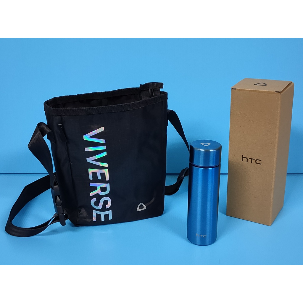 【竹科威廉】【2022】【宏達電】【HTC 隨身保溫杯袋組】【150ml保溫瓶+側背包】