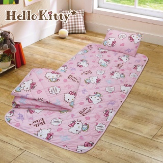 Hello kitty 戀愛 卡通 兒童睡墊三件組 臺灣製