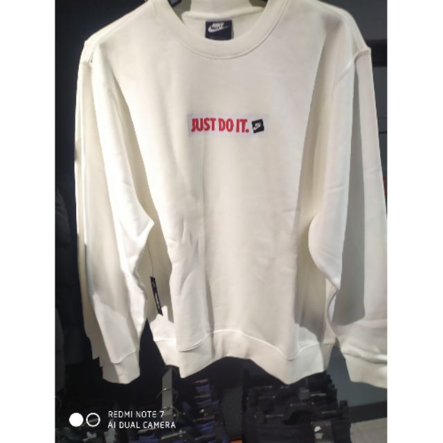 nike just do it box logo sweatshirt