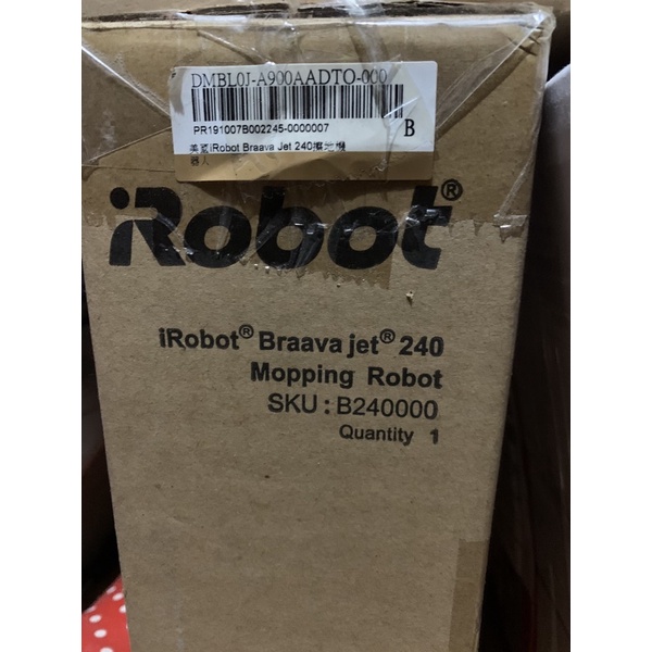 irobot jet 240 拖地擦地機器人未使用過