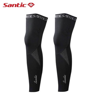 11.11 高品質 Santic 冬季騎行暖腿套健身運動暖腿套防風自行車自行車膝蓋腿套賽車速降球衣騎行服