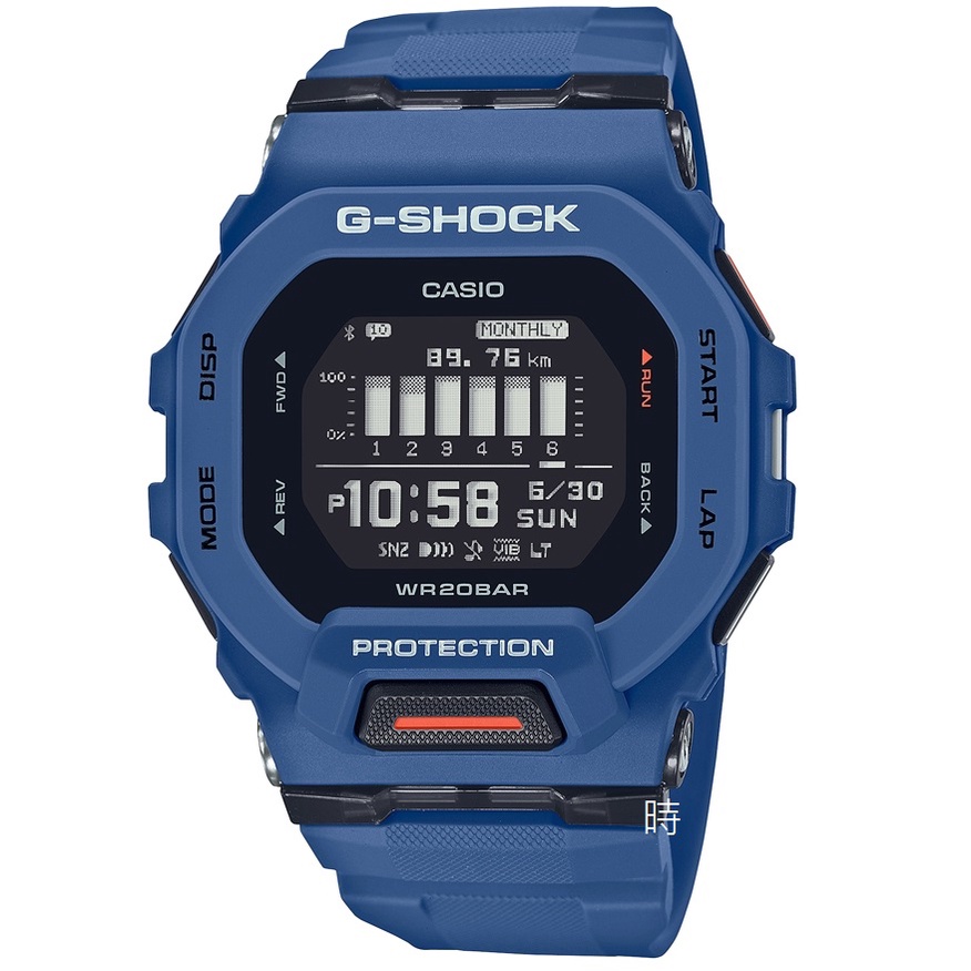 CASIO 卡西歐 G-SHOCK系列 藍牙 計步 GBD-200-2