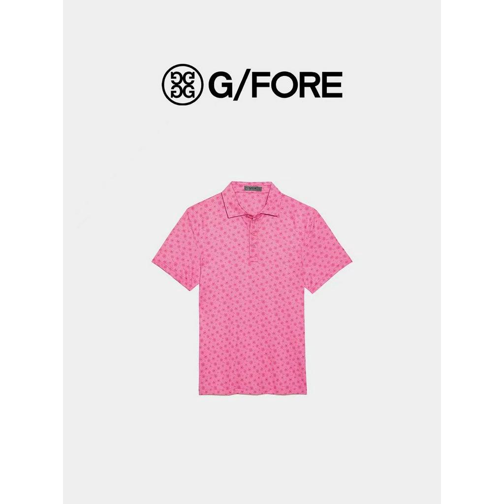 Gfore 2023 夏季新款男士印花 polo 衫高爾夫 polo 衫正品