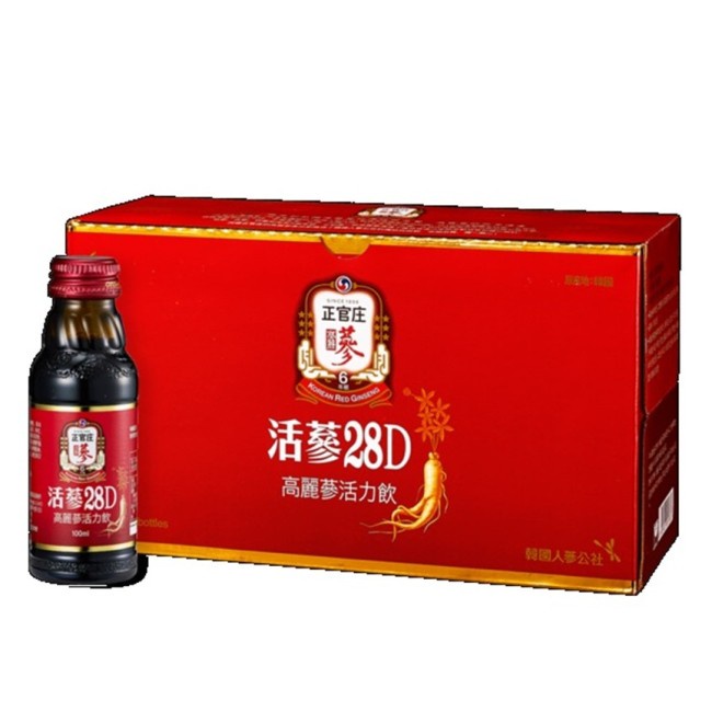 正官庄活蔘28D滋補液  100ml*10入