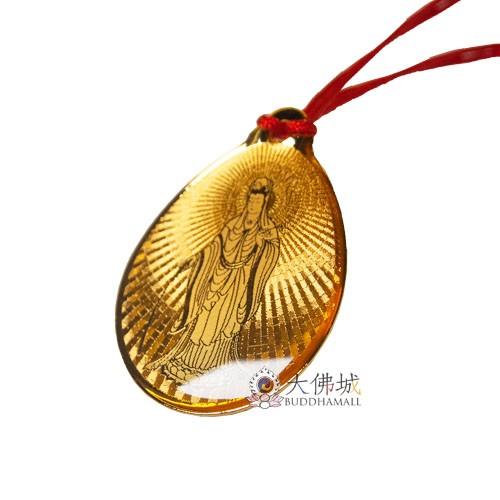 《大佛城》觀世音菩薩.六字大明咒項鍊