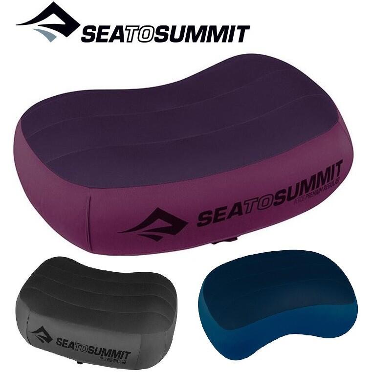 【Sea to Summit】APILPREMLG 『加大版充氣枕 / 50D / 105g』舒適充氣枕頭吹氣枕