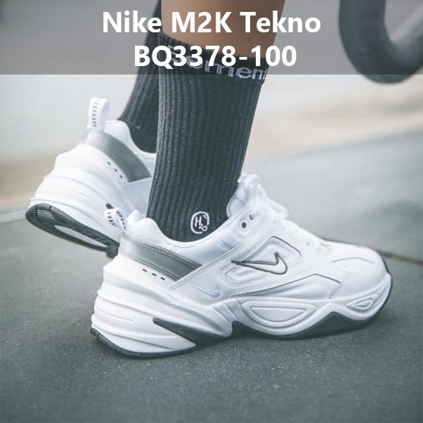 FIT- Nike M2K Tekno 白銀BQ3378-100 女增高修身| 蝦皮購物