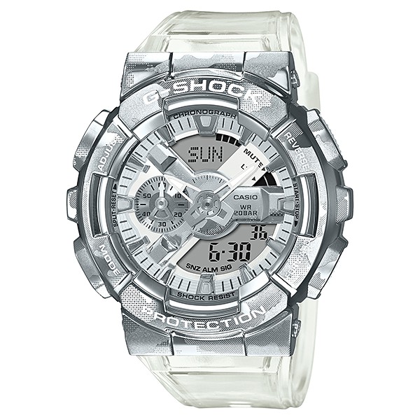 CASIO 卡西歐 G-SHOCK 冰酷迷彩系列 GM-110SCM-1A 台灣公司貨