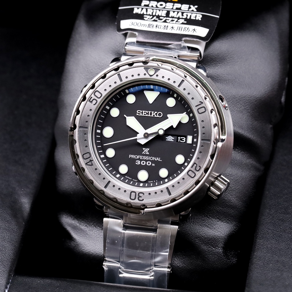 現貨SEIKO SBBN049 精工錶手錶47mm PROSPEX 鮪魚罐頭黑色面盤鋼錶帶S23633J1 | 蝦皮購物