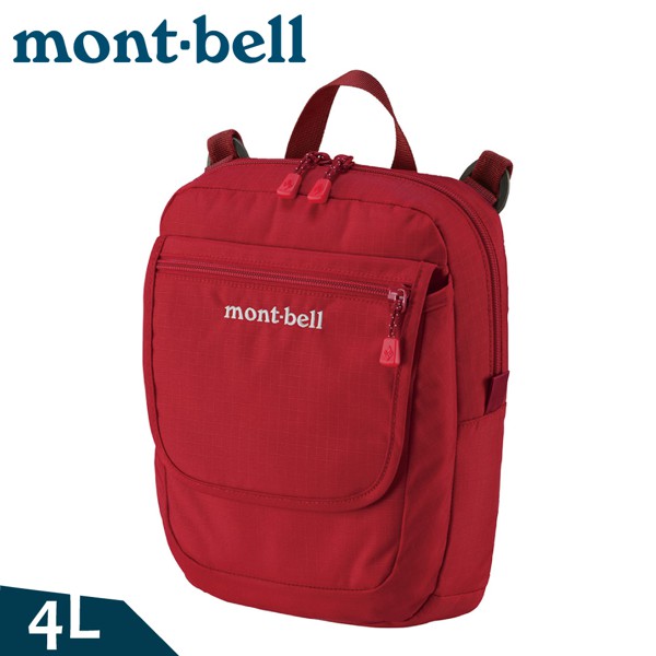 Mont-Bell 日本 Travel Pouch M 單肩包 4L《深紅》/1123892/側背包/臀包/悠遊山水