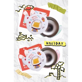 🔥蝦幣回饋5%💳可刷卡👉好評專櫃正貨👈 皮皮小舖 Hallmark 合瑪克 森林動物家族 不繡鋼餐碗 櫻花粉 蘋果綠