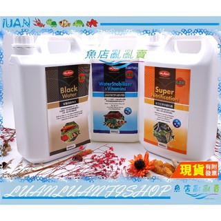 Mr.Aqua 水族先生 全方位淨水硝化菌+全效水質穩定液+增豔濃縮黑水4000ml 3種各1組合【~魚店亂亂賣~】