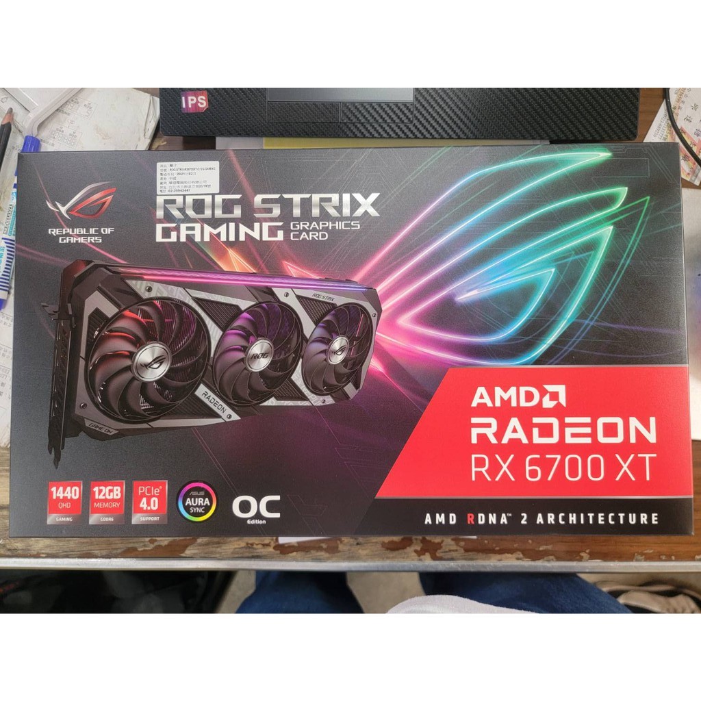 ASUS ROG RX 6700 XT O12G GAMING 顯示卡