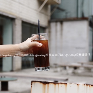 ZERO HOME美式咖啡杯耐熱簡約直身牛奶杯氣泡水杯玻璃杯冰摩卡焦糖拿鐵杯#超取請聊聊我#預購
