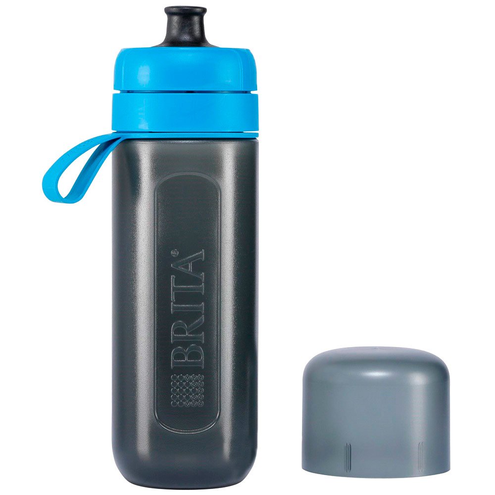 德國BRITA 運動濾水瓶Fill&amp;Go Active 0.6L含濾片 隨身水壺 brita濾水壺 藍色