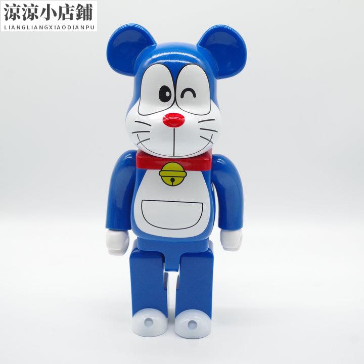 《涼涼小店鋪》400 % Bearbrick 暴力熊積木熊 哆啦A夢叮噹機器貓公仔模型庫柏力克熊