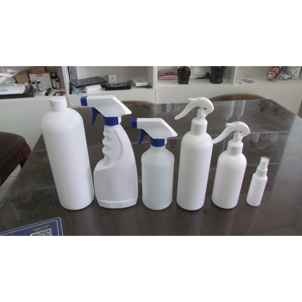 現貨 HDPE 2號 噴霧瓶 噴槍瓶 60、300、500、1000ml  適合裝酒精/漂白水/消毒液*30瓶以上限宅配