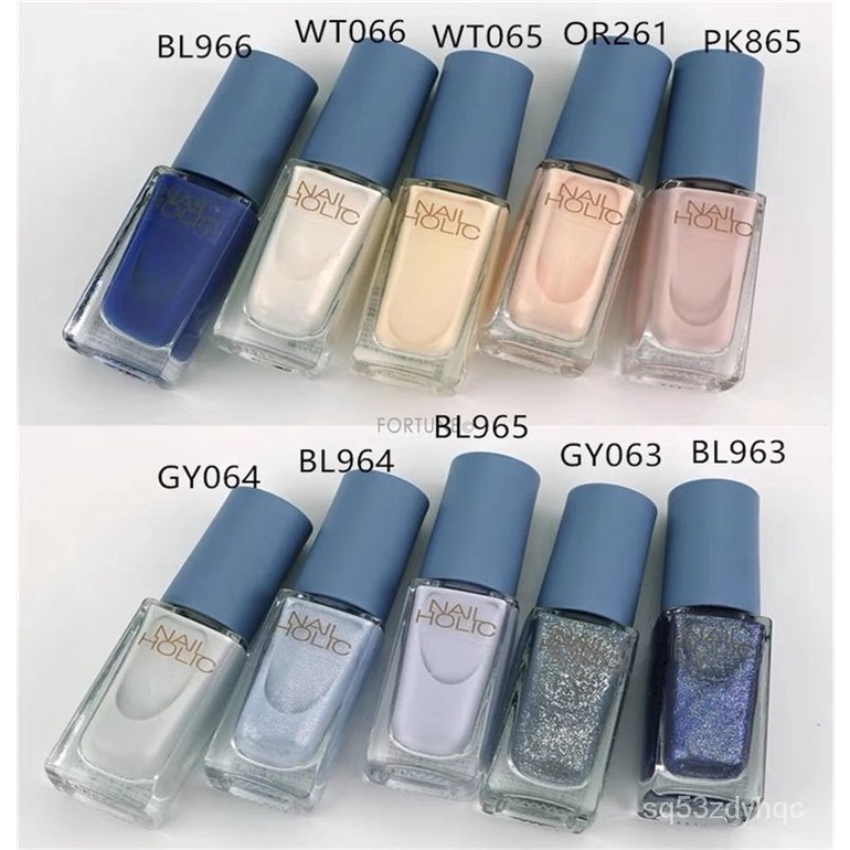 現貨日本高絲nail Holic 21年春季限定蓝盖指甲油免烤快干持久 蝦皮購物