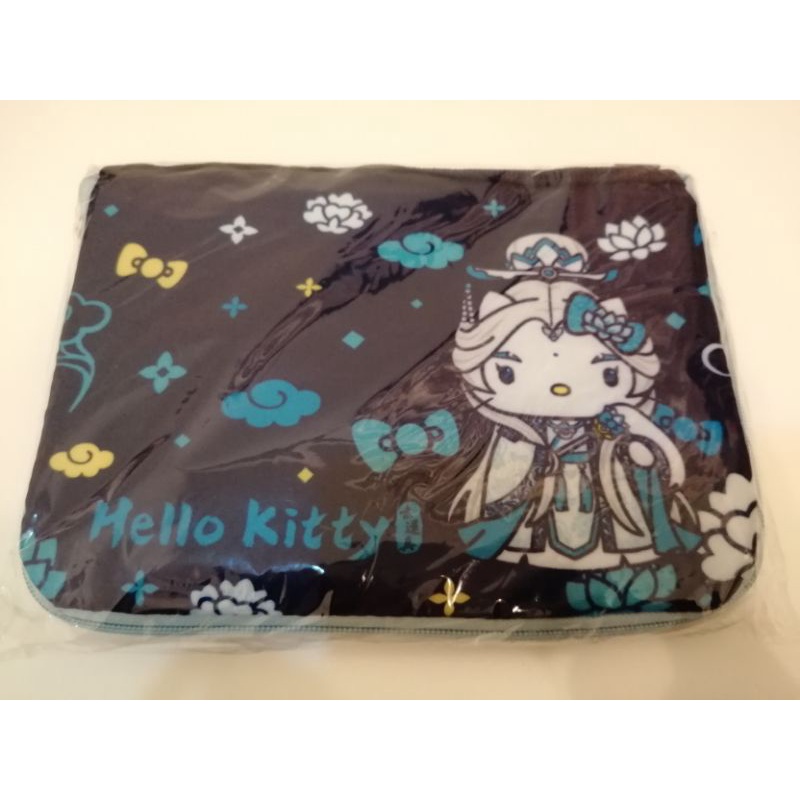 HELLO KITTY 素還真 Sanrio 三麗鷗 摺疊肩背袋 環保袋 買菜 買東西 收納包 大包包 包包