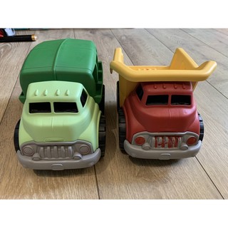 美國【Green Toys】大面神翻斗車 & 大鋼牙資源回收車