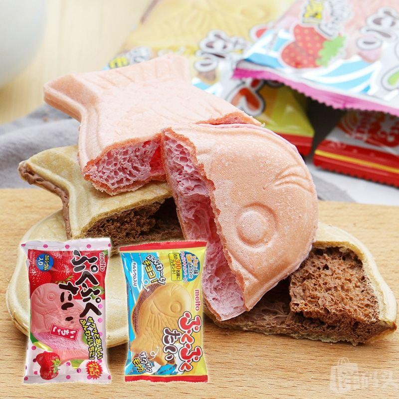 日本 meito 名糖魚形夾心餅鯛魚燒 10入/組