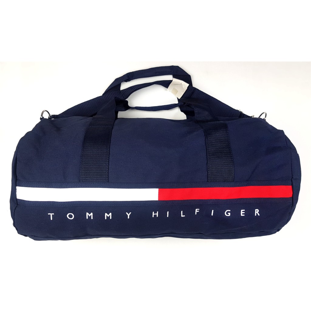 【i買買】Tommy Hilfiger 字母 深藍 經典旅行包 旅行袋 (大)