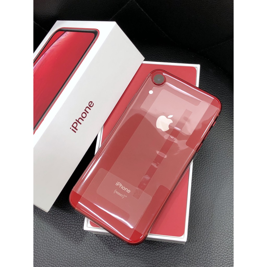 （保固內）iPhone XR 紅色 64G 外觀漂亮無傷（原廠整新機手機膜未撕未使用） 保固至2020/01/29
